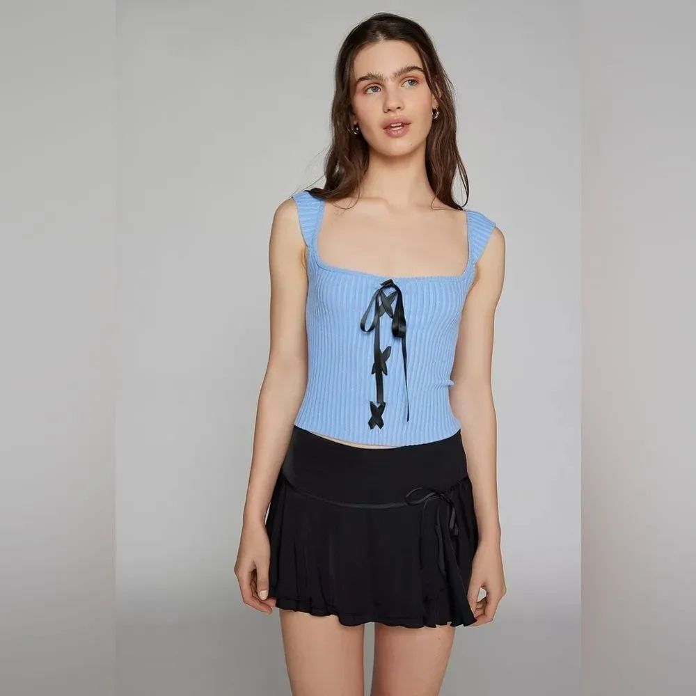 Kimchi Blue Gabri Lace-Up Top